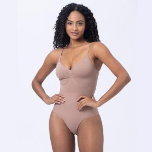 Lingerie |  Womens Seamless Sculpt Thong Bodysuit Clothing Lingerie