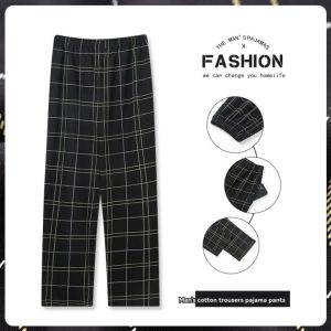 Nightwear & Lounge |  Mens Flannel Check Trousers Clothing Mens