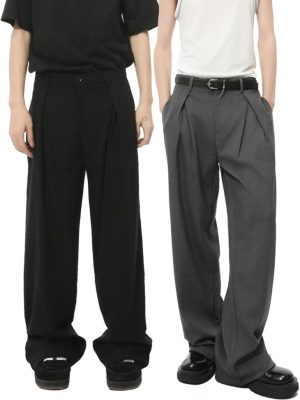 Pants |  Mens Wool Pleated Pants Clothing Mens