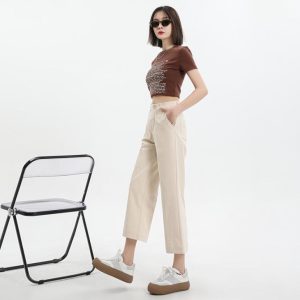 Pants |  Womens Linen Crop Pant Clothing Pants