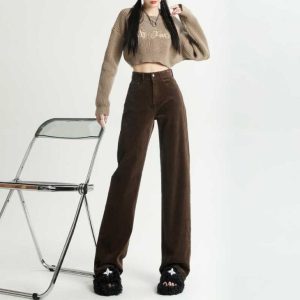 Pants |  Womens Rita Ora Corduroy Wide Leg Pants Clothing Pants