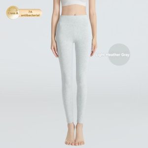 Pants |  Womens Velvet Plush Lined Heather Leggings Clothing Gray Heather