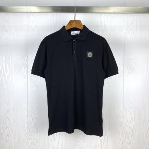 Polos |  Mens Erros Wool/Cotton S/S Button Polo Clothing Mens