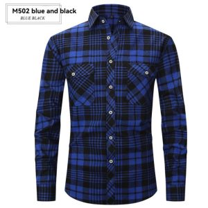 Shirts |  Mens Brushed Check Flannel Clothing Mens