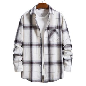 Shirts |  Mens Brushed Check Flannel Clothing Mens