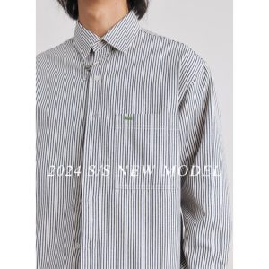 Shirts |  Mens Essential Oxford Stripe Long Sleeve Shirt Clothing Mens