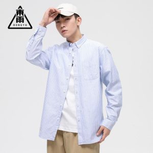 Shirts |  Mens Stripe Oxford Shirt Clothing Mens