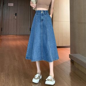 Skirts |  Womens Amiko Denim Skirt Clothing Skirts