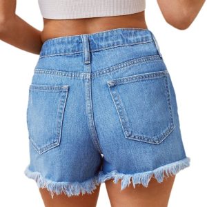 Skirts |  Womens Denim Raw Hem Short Clothing Skirts