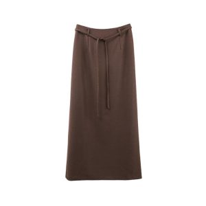 Skirts |  Womens Irena Side Split Maxi Skirt Clothing Skirts