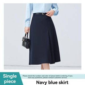 Skirts |  Womens Satin Mock Wrap Skirt Clothing Skirts