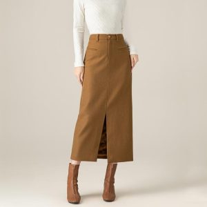 Skirts |  Womens Tahnee Wool Maxi Trouser Skirt Clothing Skirts