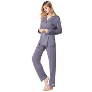 Sleepwear |  Womens Modal Kate Long Sleeve Pant Pj Set Clothing Sleepwear