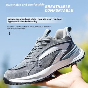 Sneakers |  Mens Mesh Panel Sports Sneakers Mens Gray