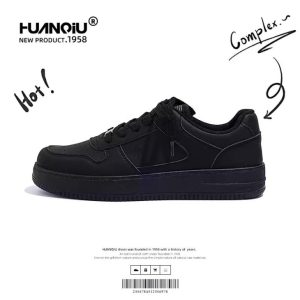 Sneakers |  Womens Sporty Paneled Low Tops Shoes Black