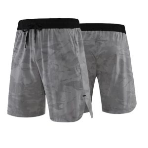 Sportswear |  Mens Reflective Print Gym Shorts Clothing Charcoal