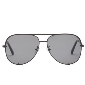 Sunglasses |  Mens Wire Rim Tinted Sunglasses Accessories Black