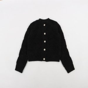 Sweaters & Cardigans |  Womens Paula Echevarría Bouclé Cardigan Clothing Black