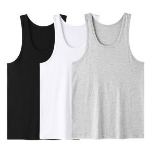 Tops & T-Shirts |  Mens 3-Pack Scoop Neck Tanks Clothing Mens