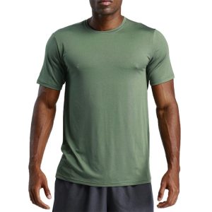 Tops & T-Shirts |  Mens Slim Fit T-Shirt Clothing Green