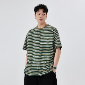 Tops & T-Shirts |  Mens Striped T-Shirt Clothing Mens