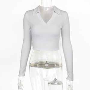 Tops & T-Shirts |  Womens Collar Top Clothing Tops & T-Shirts