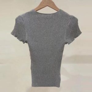 Tops & T-Shirts |  Womens Crochet Open Back Tee Clothing Tops & T-Shirts