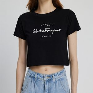 Tops & T-Shirts |  Womens Cropped Baby T-Shirt Clothing Tops & T-Shirts