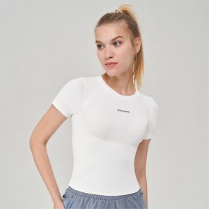 Tops & T-Shirts |  Womens Cropped Baby Tee Clothing Tops & T-Shirts