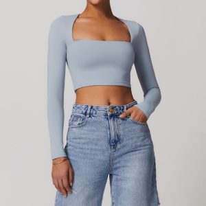 Tops & T-Shirts |  Womens Ls Contour Top Clothing Tops & T-Shirts