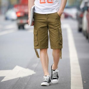 Trousers & Shorts |  Mens Relaxed Fit Twill Cargo Shorts Clothing Mens