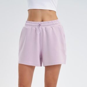 Trousers & Shorts |  Womens Embossed Logo Shorts Clothing Trousers & Shorts