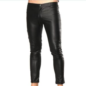 Trousers & Shorts |  Womens Pu Skinny Trouser Ld44 Clothing Trousers & Shorts