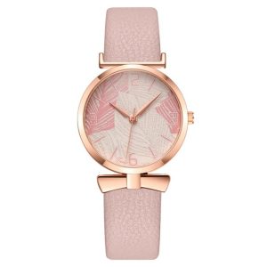 Watches |  Womens Lilabel Pink Leather Watch Accessories Watches